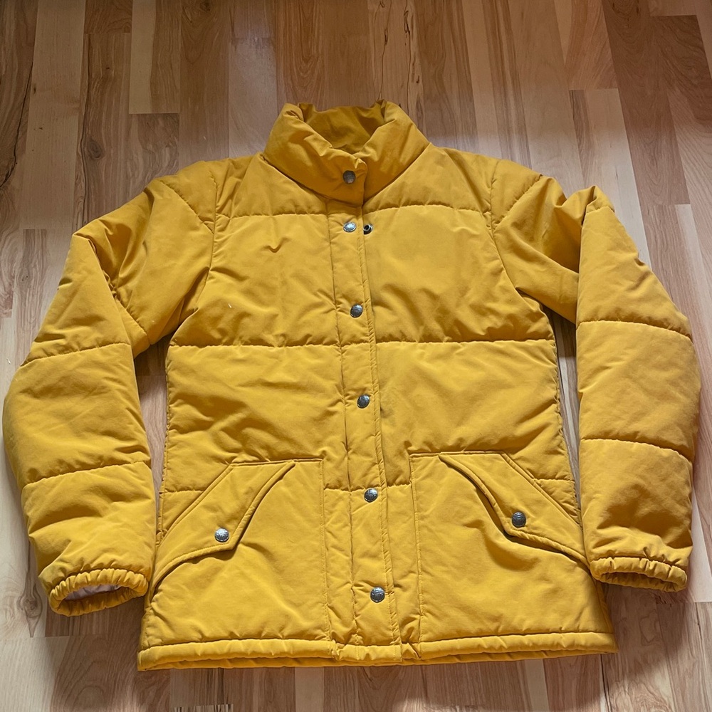 REI Vintage Golden Yellow Women's Puffer Jacket